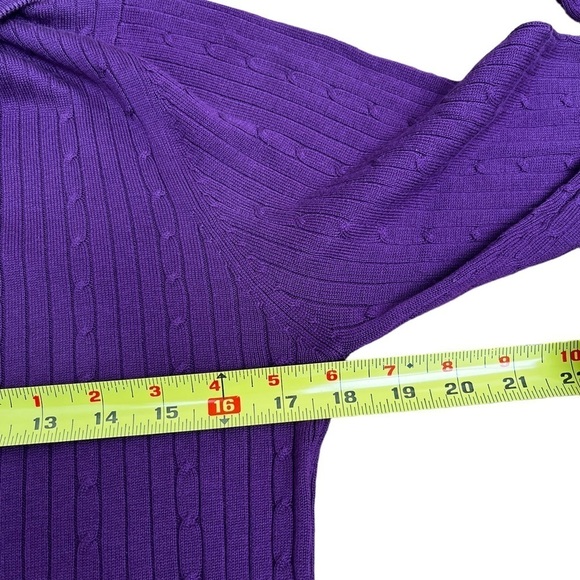 BIANCA Nygard Petite Long Sleeve Silk Cotton Blend Sweater EUC - Picture 6 of 9